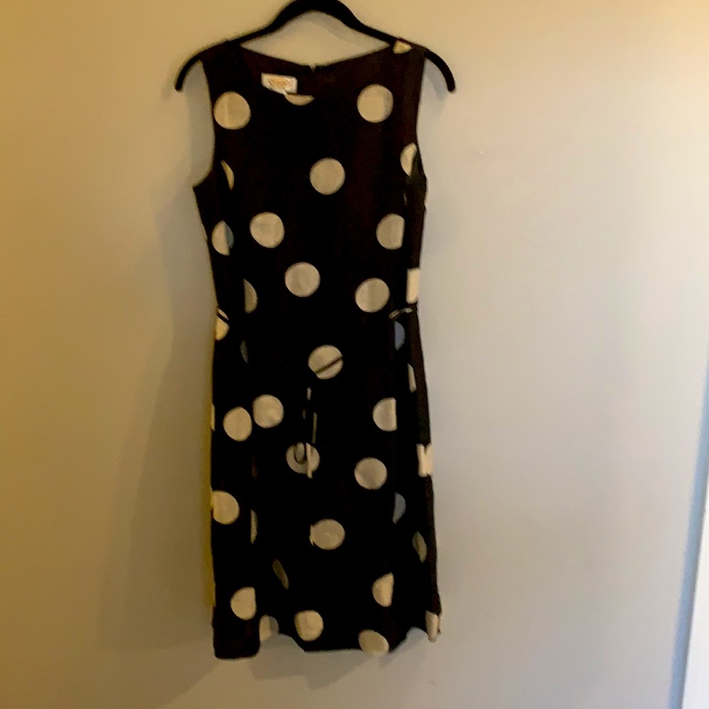 Talbots Petites size 6 polka dot dress